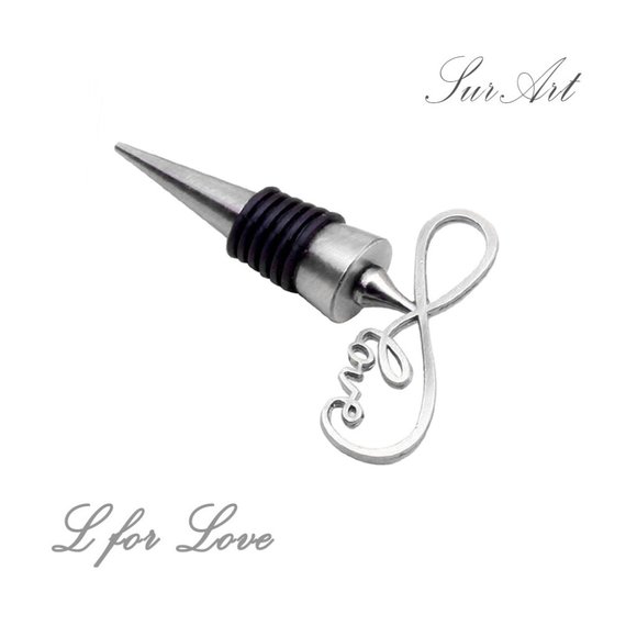 L for Love - Wine Bottle Stopper NWT - Picture 3 of 4
